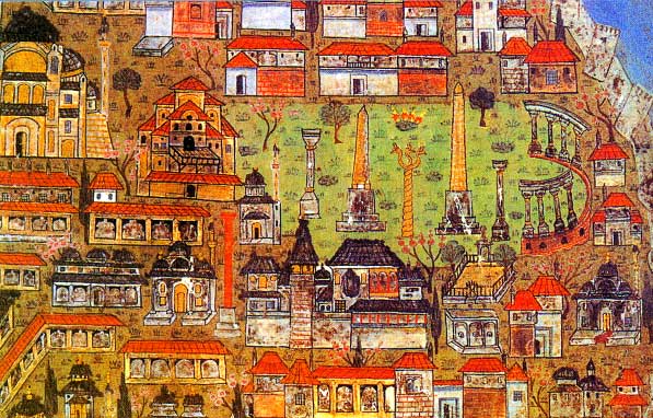Matrakçı Nasuh minyatürü, At Meydanı 1536