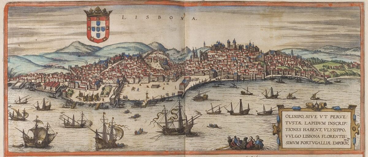 16. yüzyıl Lizbon gravürü