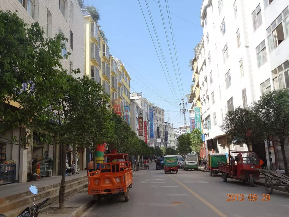 Daguan'da bir cadde