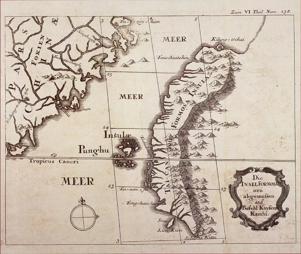 1715 tarihli Formoza haritası