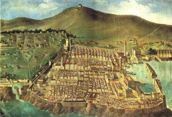 1667 öncesi Dubrovnik tablosu