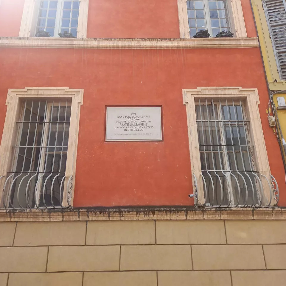 Salimbene de Adam anma levhası, Parma