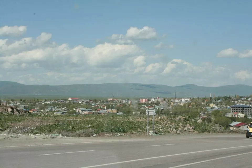 Göle ilçe merkezinin görünümü