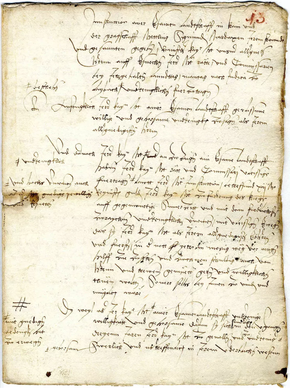 1511 tarihli el yazması talimat belgesi