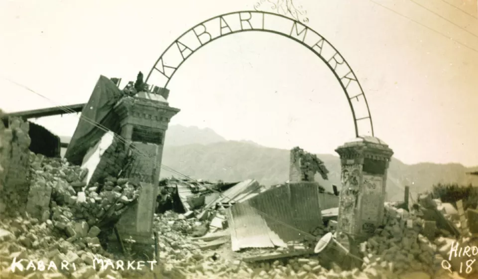 Yıkılmış Kabari Çarşısı, Quetta, 1935