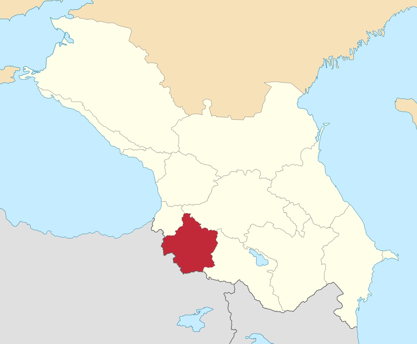 Kars eyaleti haritası