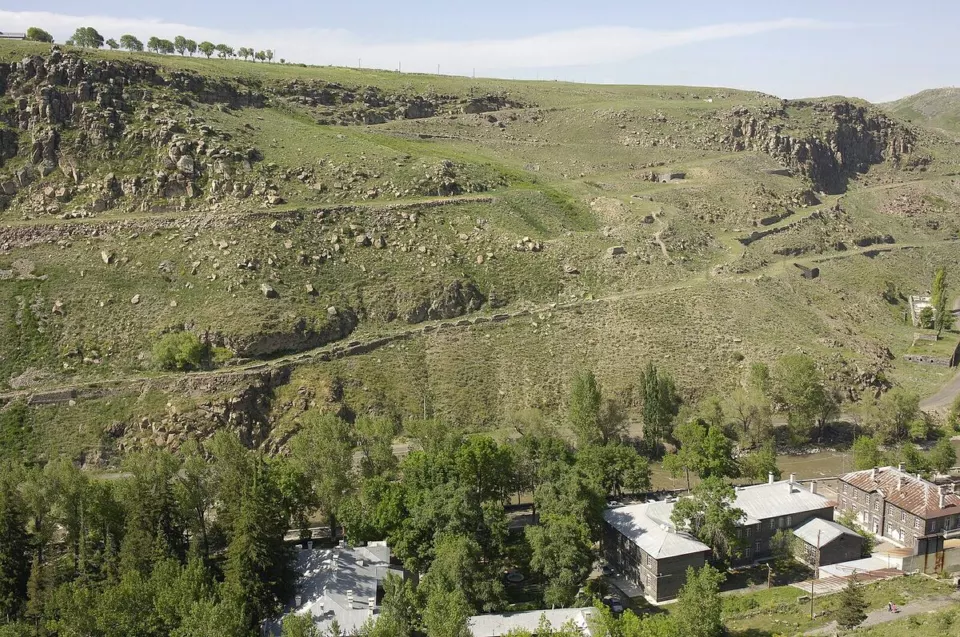 Kars kalesinden görünüm