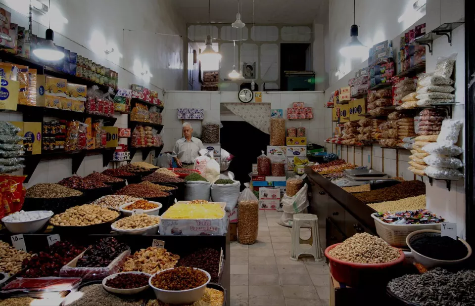 Bugünkü Kaşan çarşısı