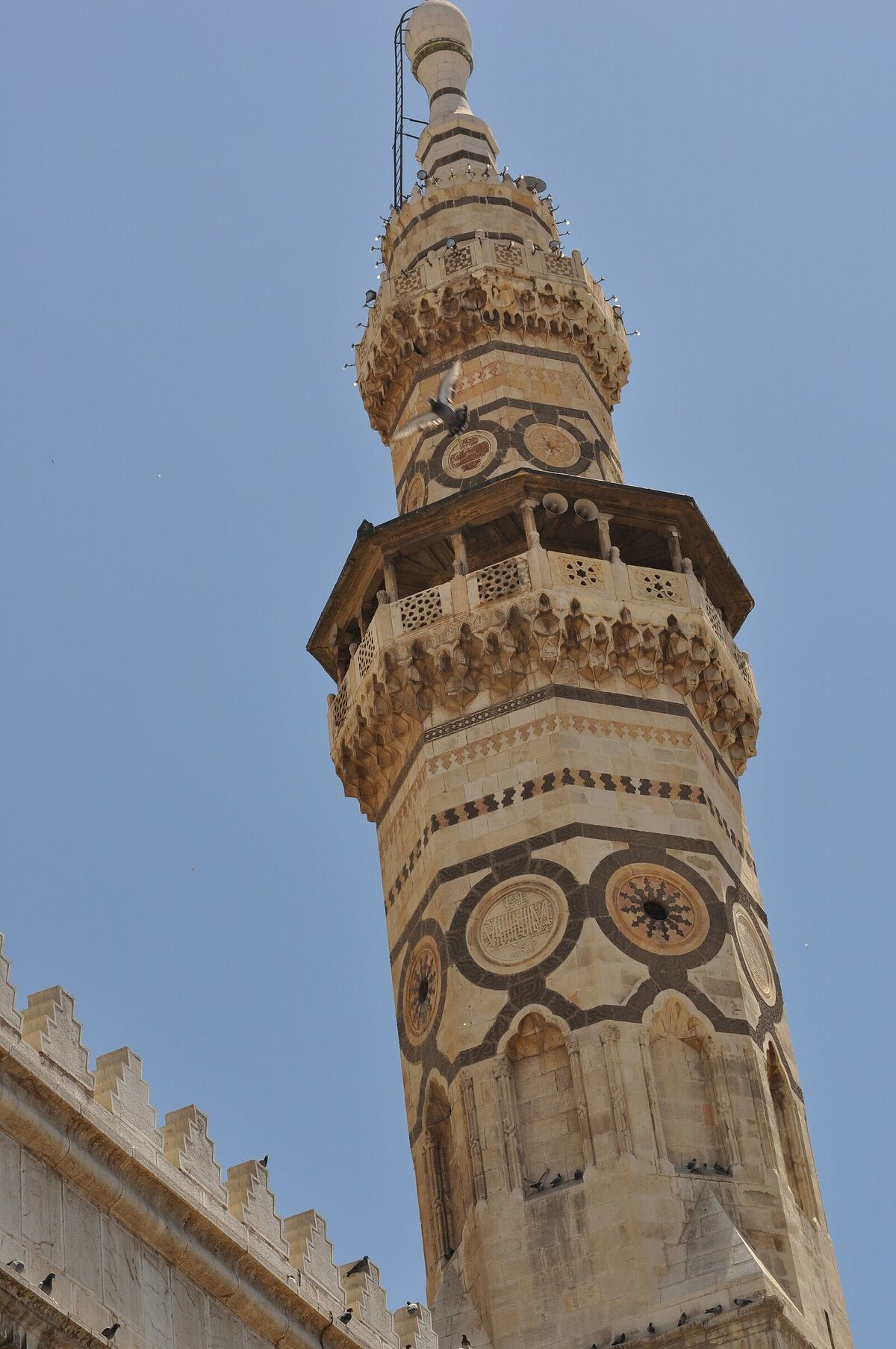 Şam Emevî Camii minaresi