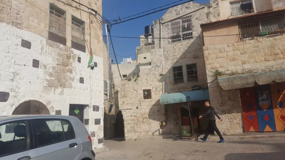 Nablus eski şehrinden bir görünüm