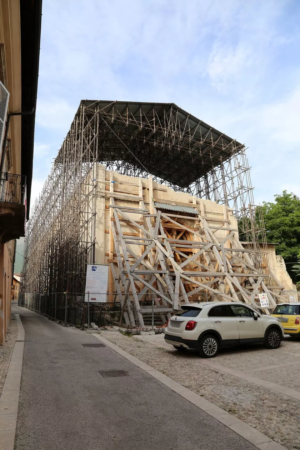 Norcia kilise kalıntıları