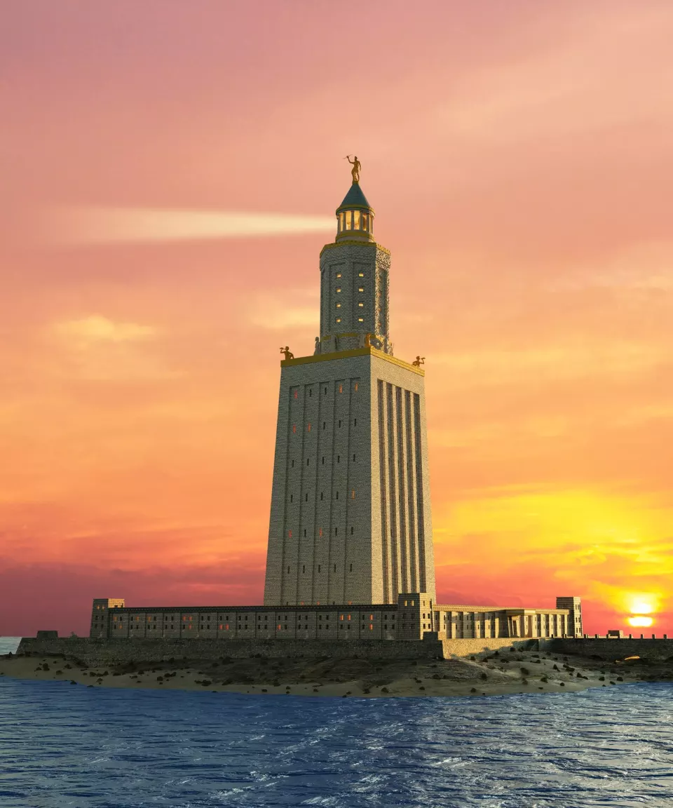 İskenderiye Feneri canlandırması