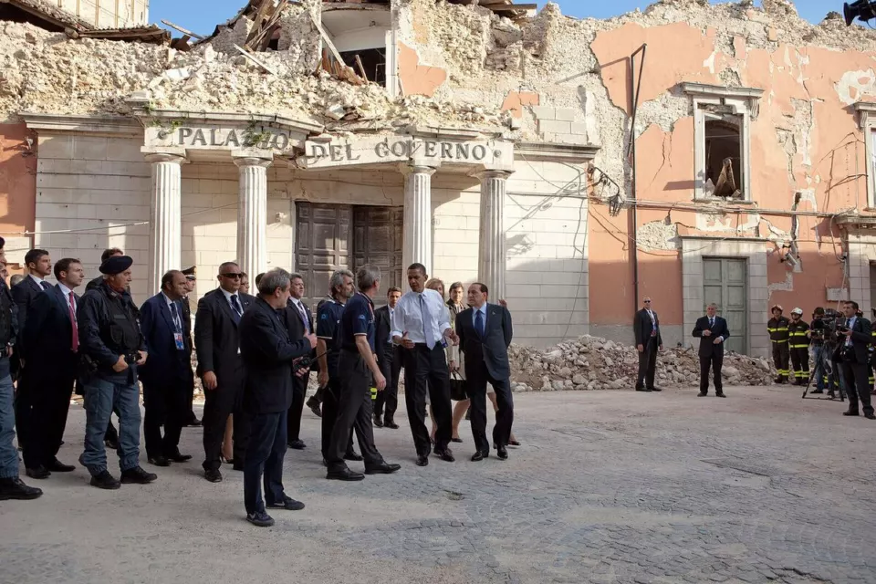Obama L'Aquila'da