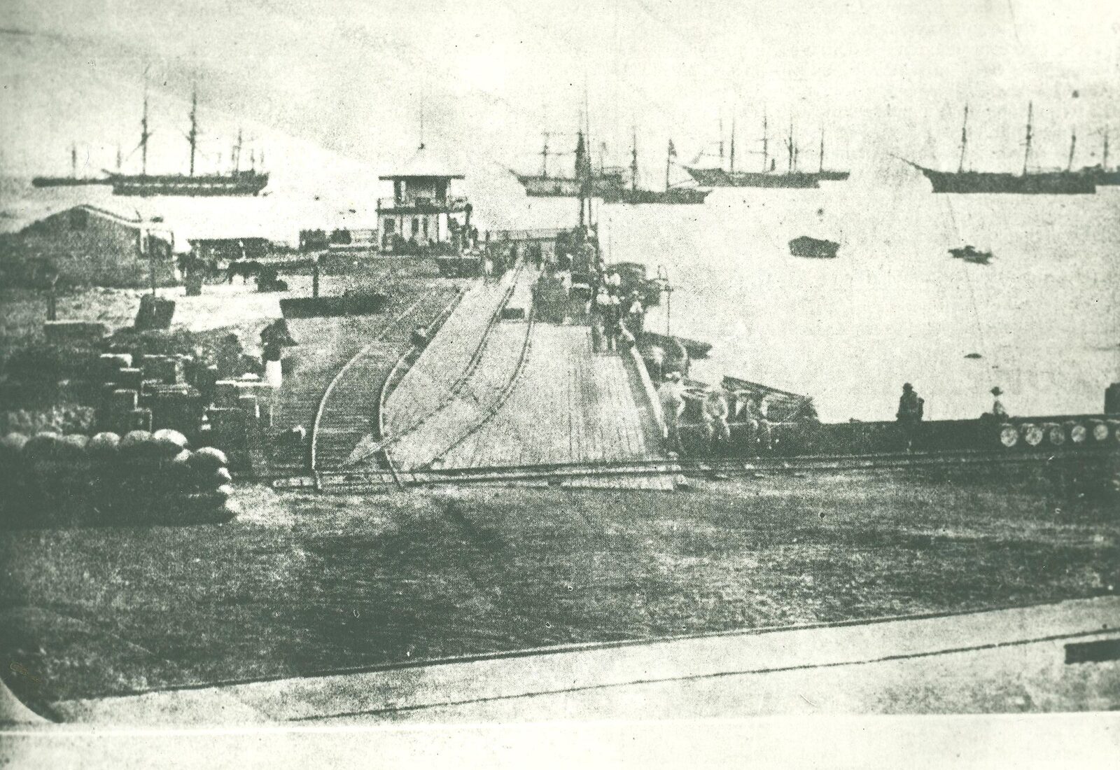 1868'de Arica limanı ve Morro