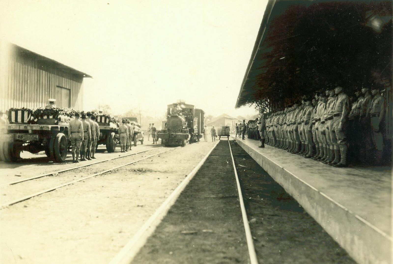 1931 başında Managua tren istasyonu