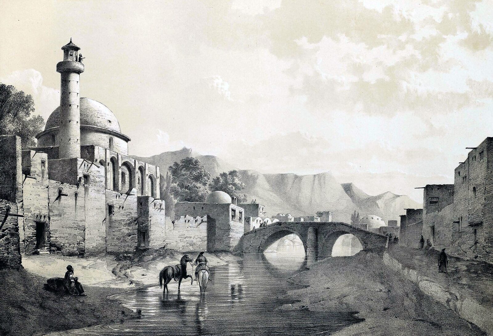 Flandin'in Tebriz gravürü
