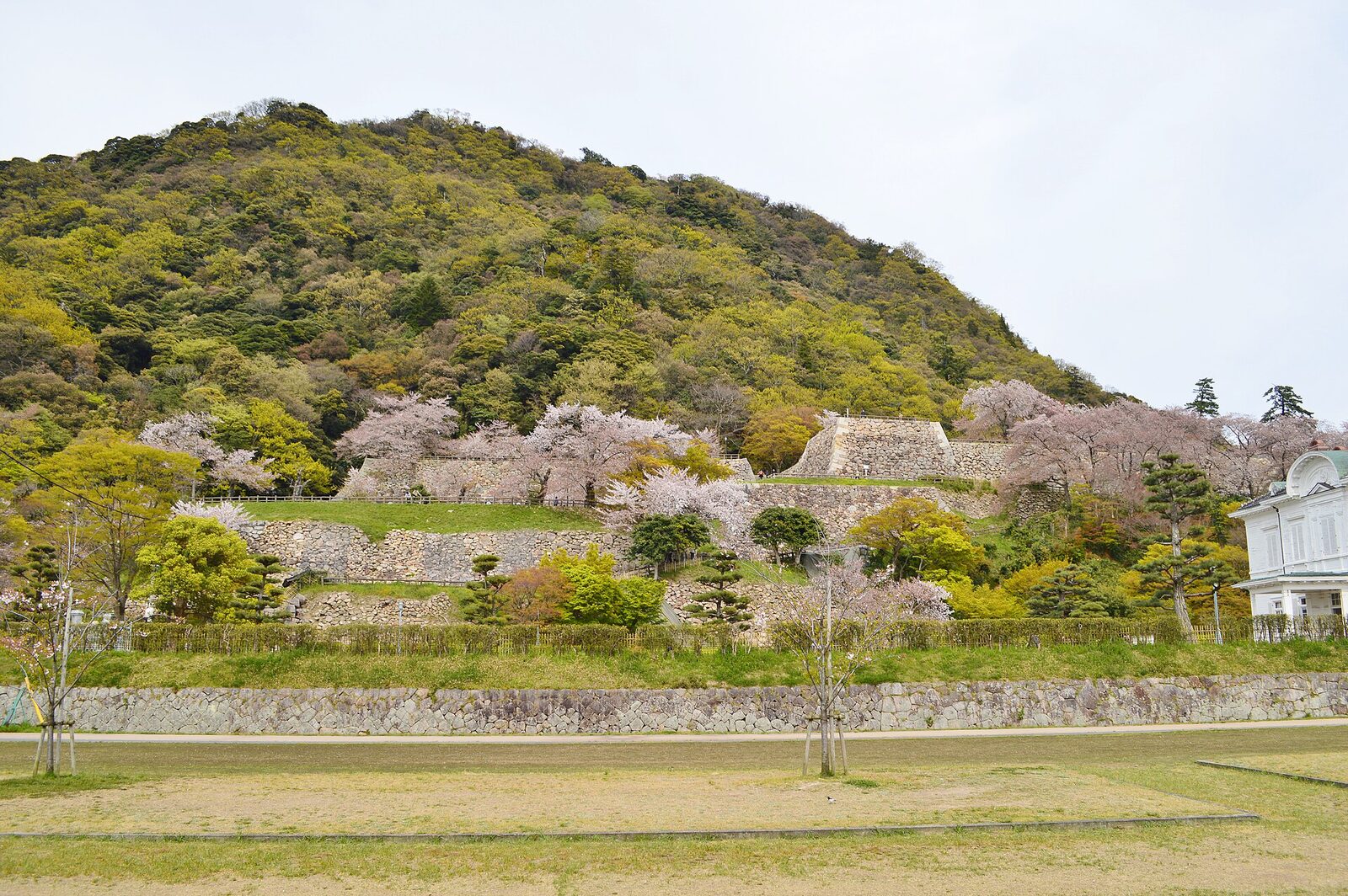 Tottori Kalesi kalıntıları