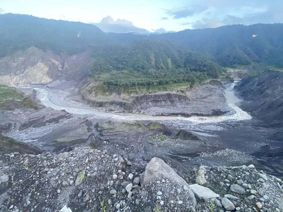 Coca Nehri yatağında erozyon