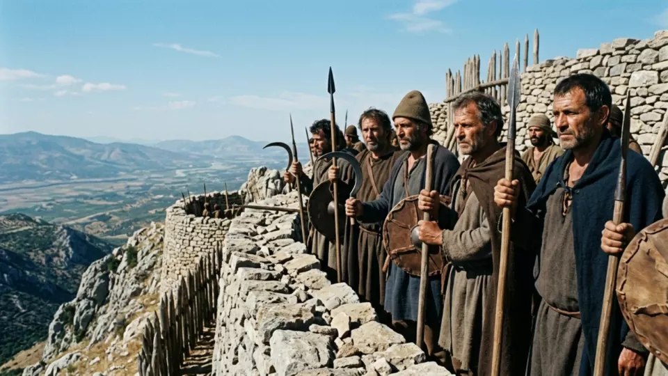 İthome Dağı'nda isyancılar (temsili)